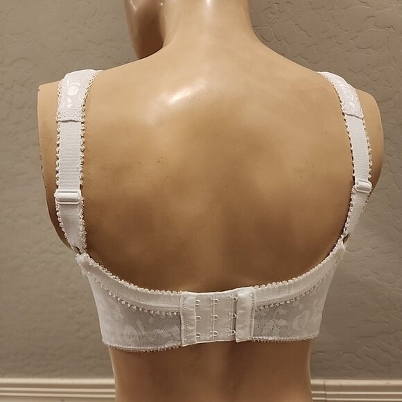 Playtex Bra 38C White Wireless Unlined 4693 - Picture 2 of 3
